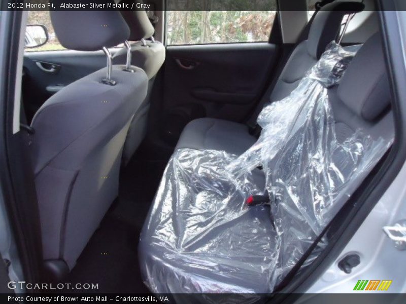 Alabaster Silver Metallic / Gray 2012 Honda Fit