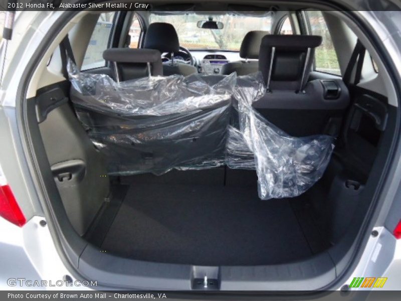 Alabaster Silver Metallic / Gray 2012 Honda Fit