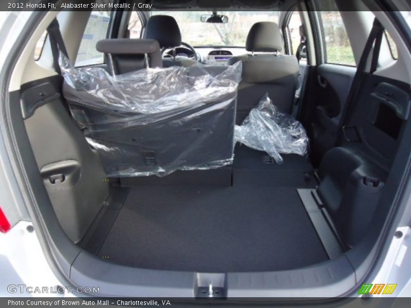 Alabaster Silver Metallic / Gray 2012 Honda Fit