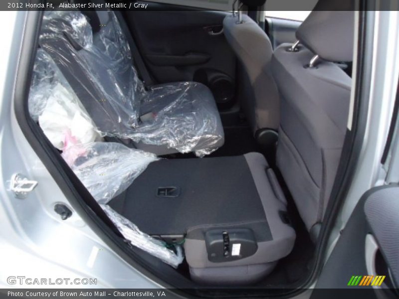 Alabaster Silver Metallic / Gray 2012 Honda Fit