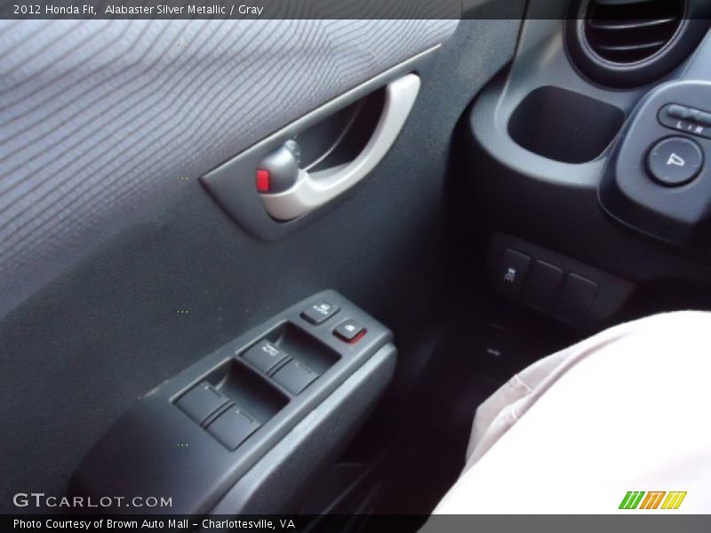 Alabaster Silver Metallic / Gray 2012 Honda Fit