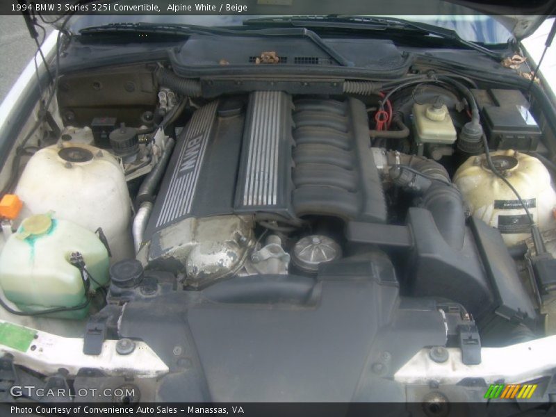  1994 3 Series 325i Convertible Engine - 2.5 Liter DOHC 24-Valve Inline 6 Cylinder