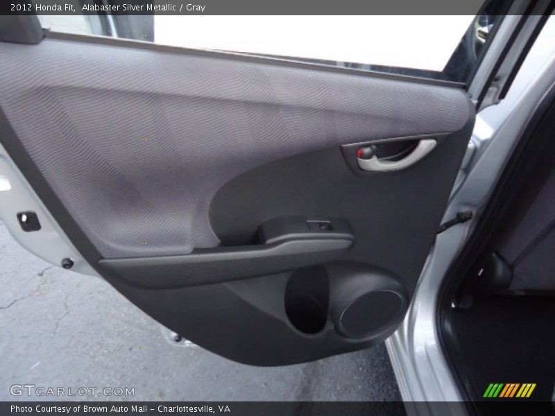 Alabaster Silver Metallic / Gray 2012 Honda Fit