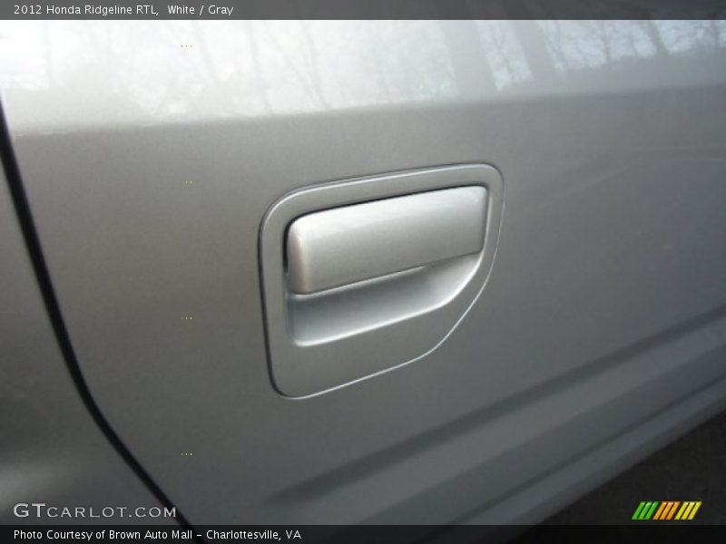 White / Gray 2012 Honda Ridgeline RTL