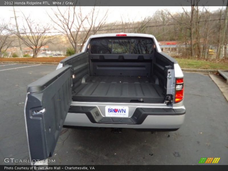 White / Gray 2012 Honda Ridgeline RTL