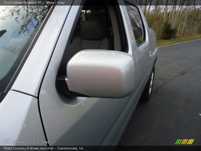 White / Gray 2012 Honda Ridgeline RTL