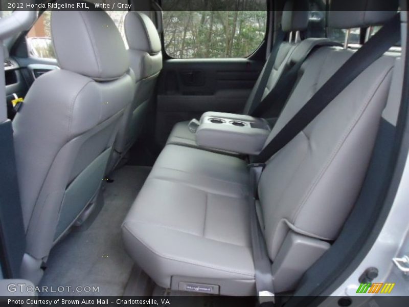 White / Gray 2012 Honda Ridgeline RTL
