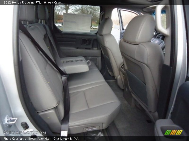 White / Gray 2012 Honda Ridgeline RTL