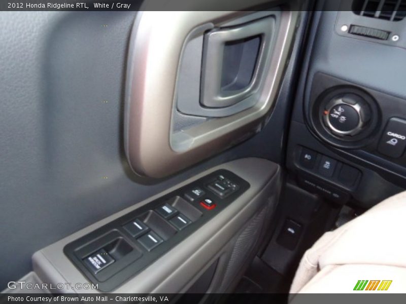 White / Gray 2012 Honda Ridgeline RTL