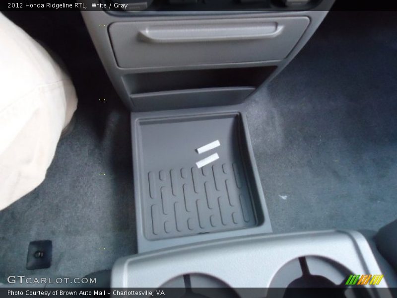 White / Gray 2012 Honda Ridgeline RTL