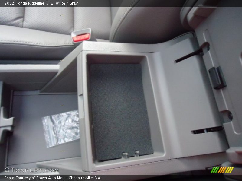 White / Gray 2012 Honda Ridgeline RTL