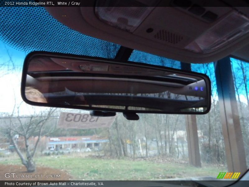 White / Gray 2012 Honda Ridgeline RTL