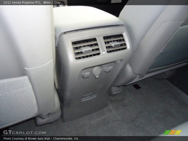 White / Gray 2012 Honda Ridgeline RTL
