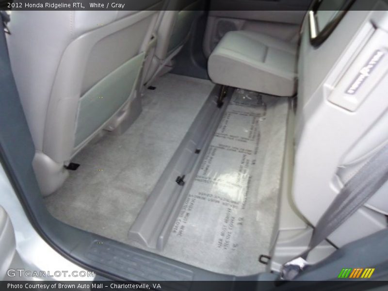 White / Gray 2012 Honda Ridgeline RTL