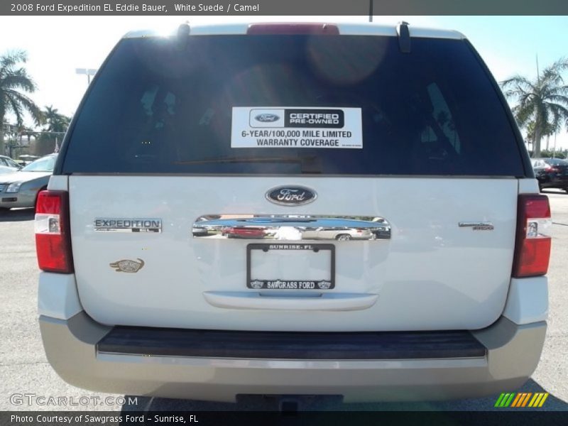 White Suede / Camel 2008 Ford Expedition EL Eddie Bauer