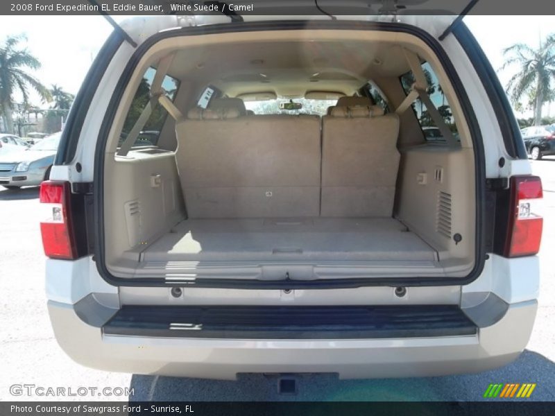 White Suede / Camel 2008 Ford Expedition EL Eddie Bauer