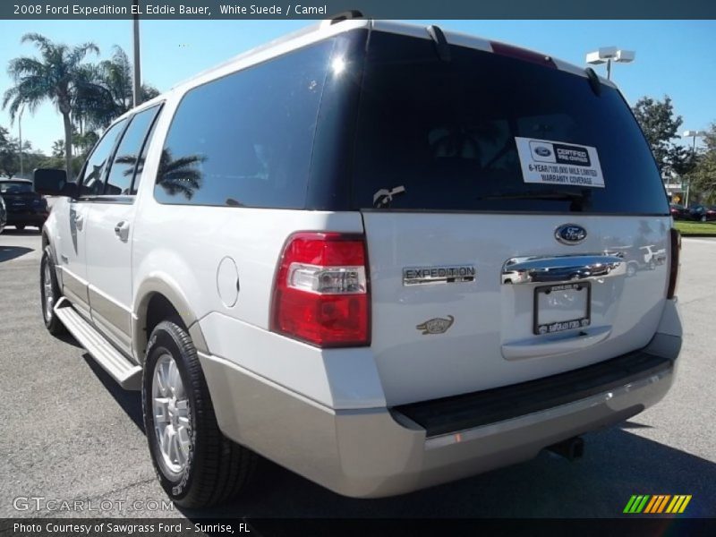 White Suede / Camel 2008 Ford Expedition EL Eddie Bauer