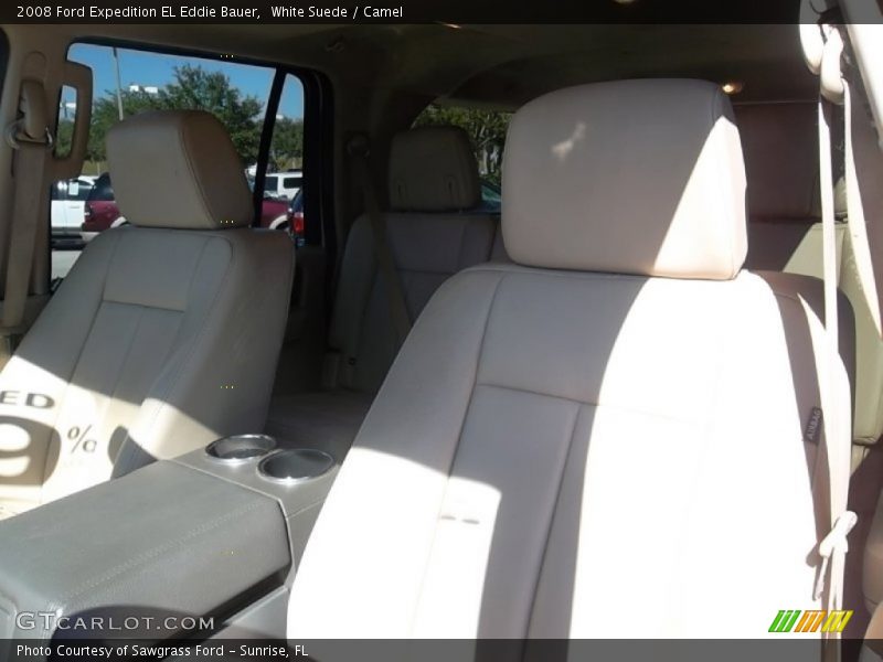 White Suede / Camel 2008 Ford Expedition EL Eddie Bauer
