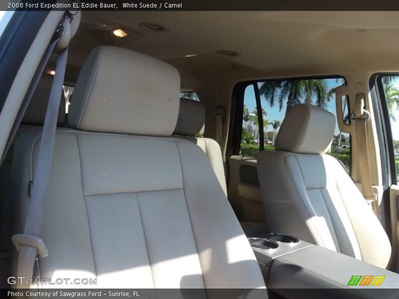 White Suede / Camel 2008 Ford Expedition EL Eddie Bauer