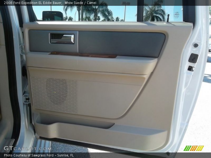 White Suede / Camel 2008 Ford Expedition EL Eddie Bauer