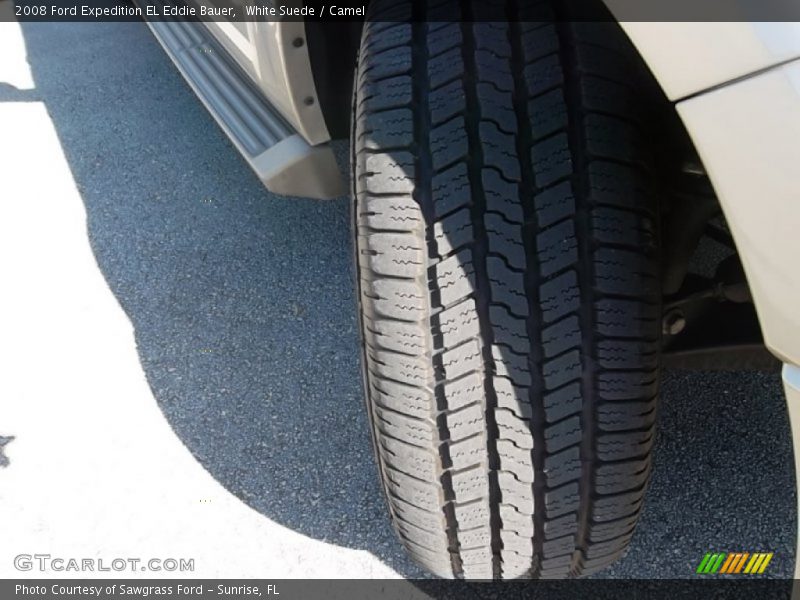 White Suede / Camel 2008 Ford Expedition EL Eddie Bauer