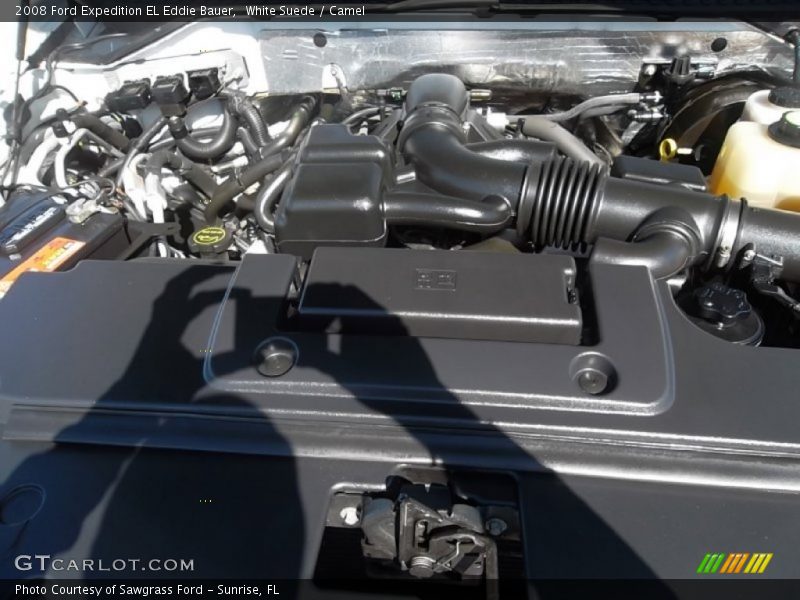 White Suede / Camel 2008 Ford Expedition EL Eddie Bauer