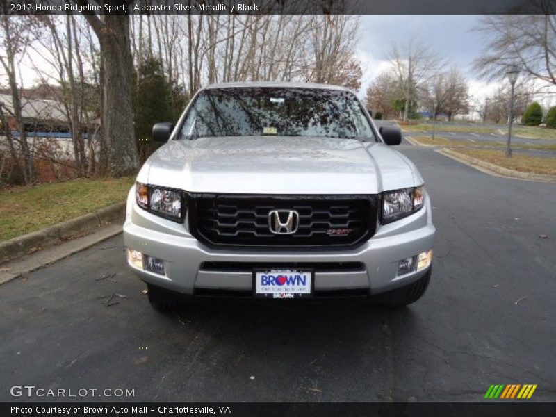 Alabaster Silver Metallic / Black 2012 Honda Ridgeline Sport