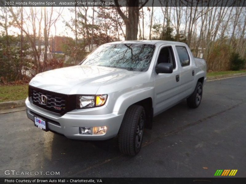 Alabaster Silver Metallic / Black 2012 Honda Ridgeline Sport