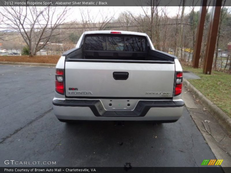 Alabaster Silver Metallic / Black 2012 Honda Ridgeline Sport