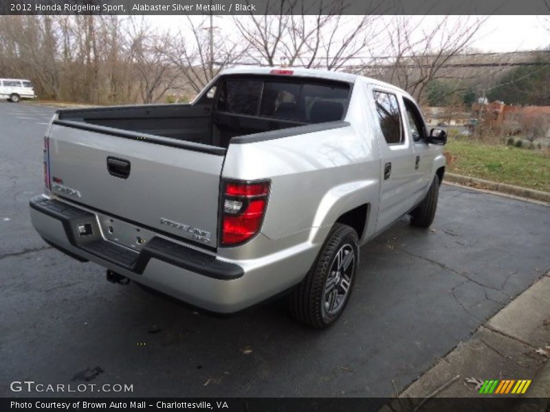 Alabaster Silver Metallic / Black 2012 Honda Ridgeline Sport