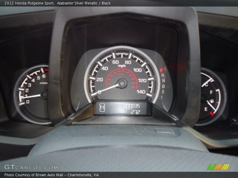  2012 Ridgeline Sport Sport Gauges