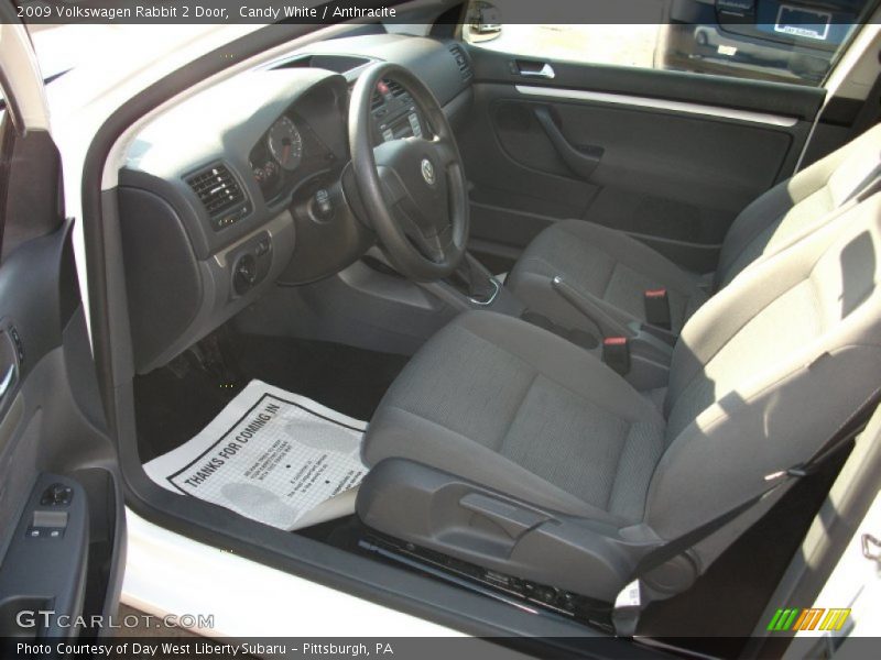 Candy White / Anthracite 2009 Volkswagen Rabbit 2 Door