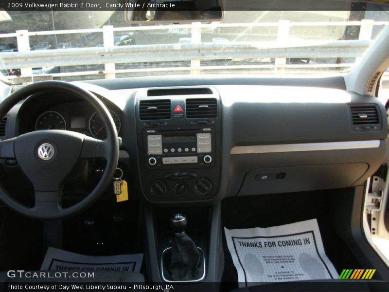 Candy White / Anthracite 2009 Volkswagen Rabbit 2 Door