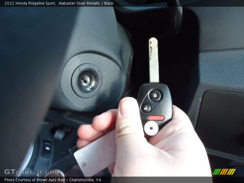 Keys of 2012 Ridgeline Sport