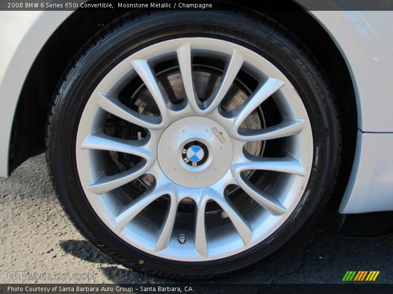  2008 6 Series 650i Convertible Wheel