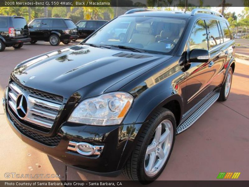 Black / Macadamia 2008 Mercedes-Benz GL 550 4Matic