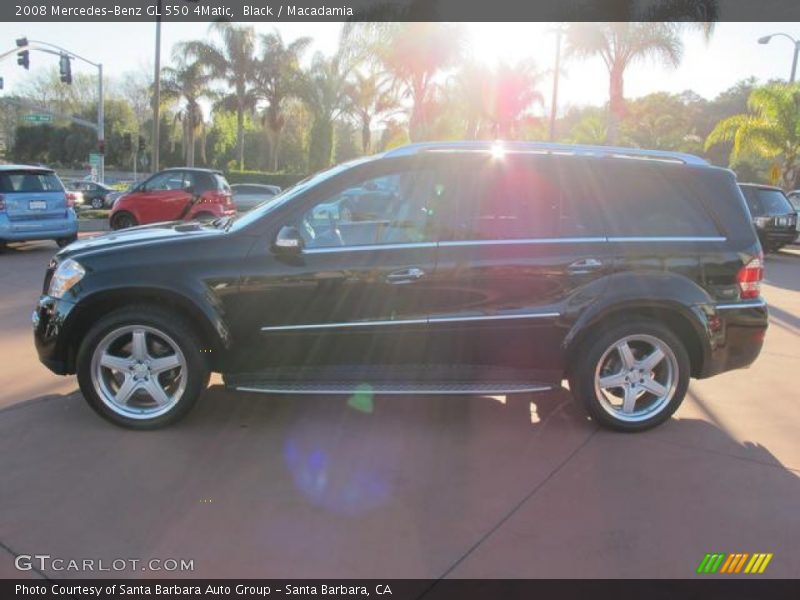 Black / Macadamia 2008 Mercedes-Benz GL 550 4Matic
