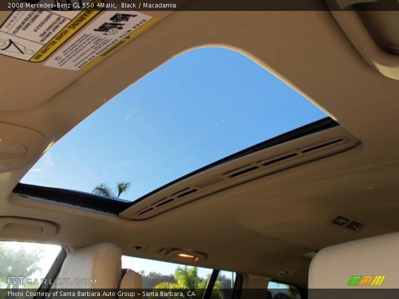 Black / Macadamia 2008 Mercedes-Benz GL 550 4Matic