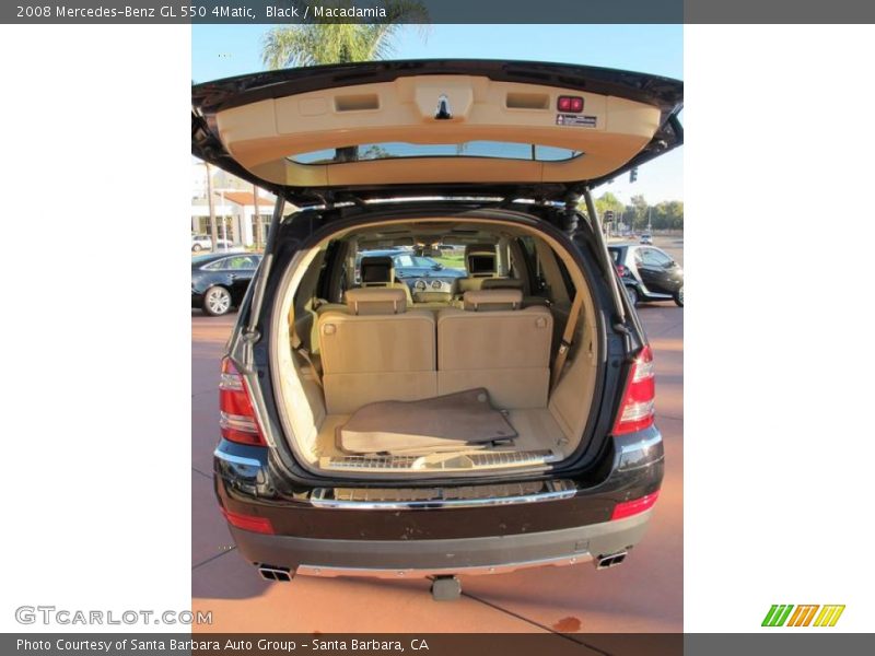 Black / Macadamia 2008 Mercedes-Benz GL 550 4Matic