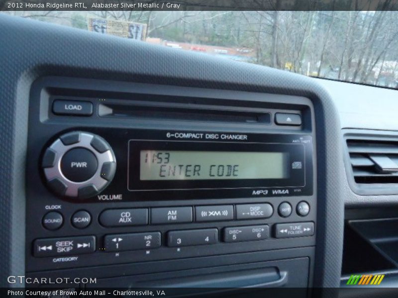 Controls of 2012 Ridgeline RTL