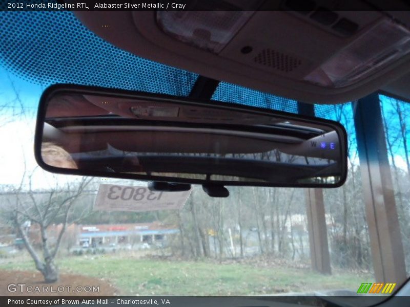 Alabaster Silver Metallic / Gray 2012 Honda Ridgeline RTL