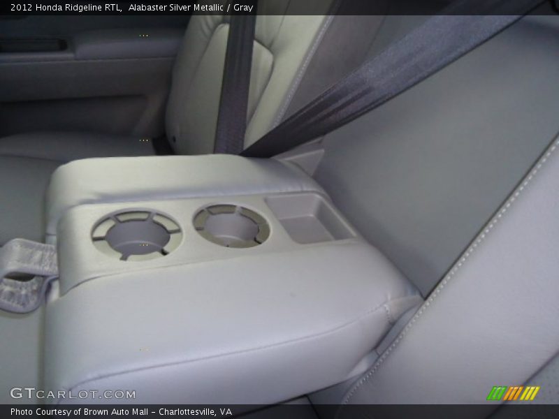 Alabaster Silver Metallic / Gray 2012 Honda Ridgeline RTL