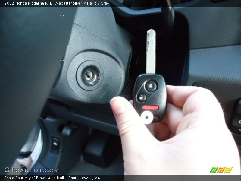Keys of 2012 Ridgeline RTL