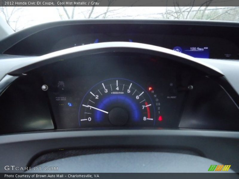  2012 Civic EX Coupe EX Coupe Gauges