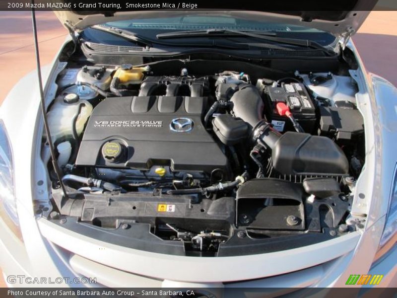 Smokestone Mica / Beige 2009 Mazda MAZDA6 s Grand Touring