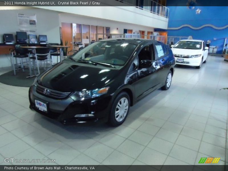 Crystal Black Pearl / Gray 2011 Honda Insight Hybrid LX