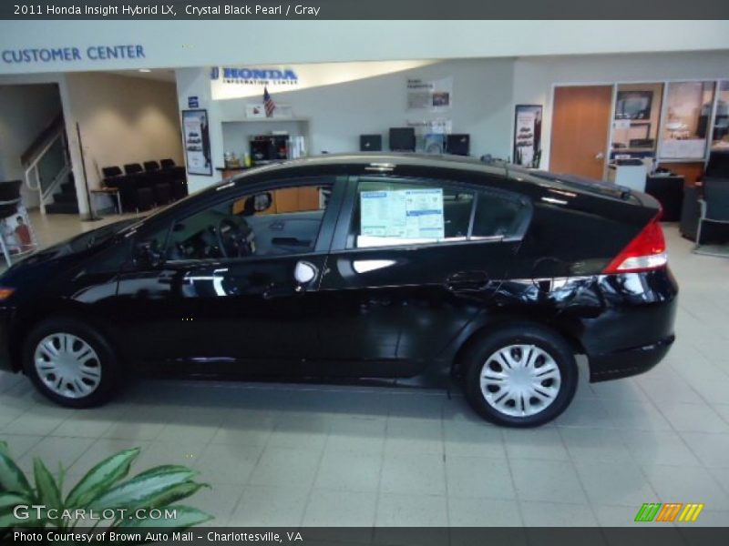 Crystal Black Pearl / Gray 2011 Honda Insight Hybrid LX