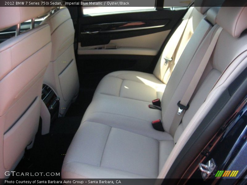 Imperial Blue Metallic / Oyster/Black 2012 BMW 7 Series 750i Sedan