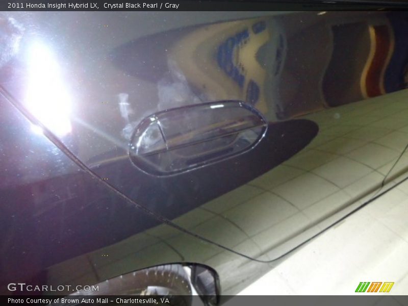 Crystal Black Pearl / Gray 2011 Honda Insight Hybrid LX
