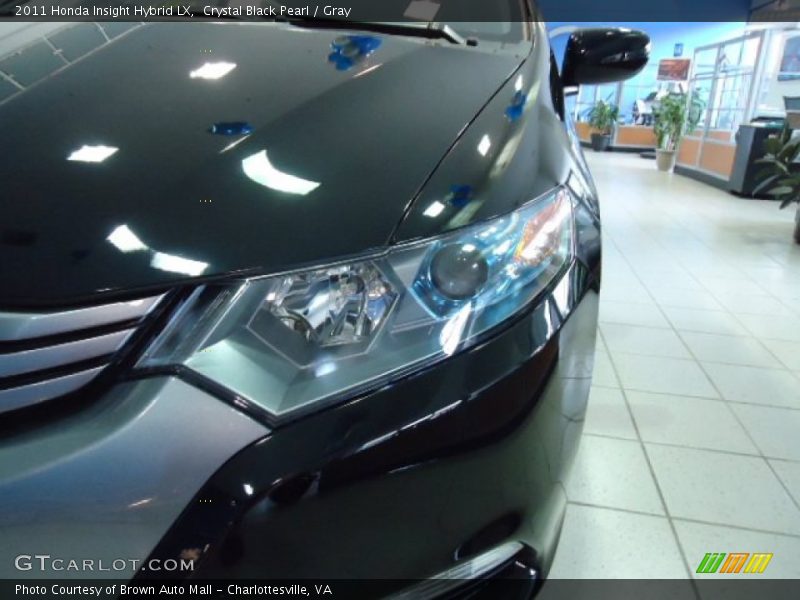 Crystal Black Pearl / Gray 2011 Honda Insight Hybrid LX